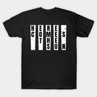 Here Comes The Sun - Song Lyrics T-Shirt